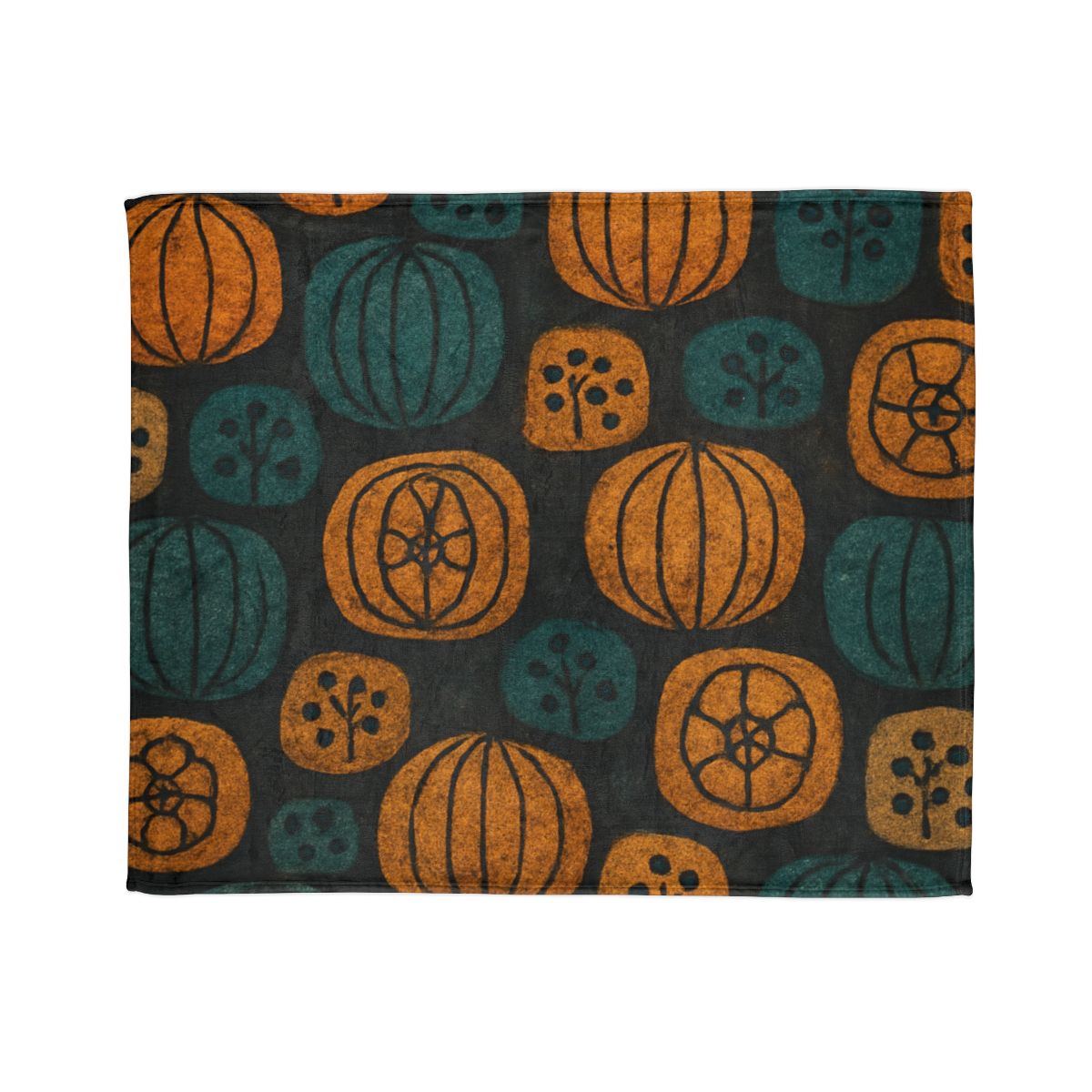 Seed Pod Mosaic soft fleece blankets