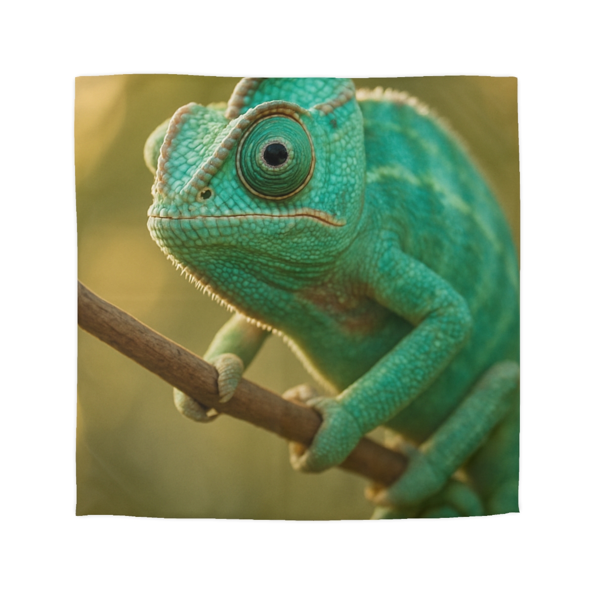 Prism Gaze Veiled Chameleon designer printed duvets