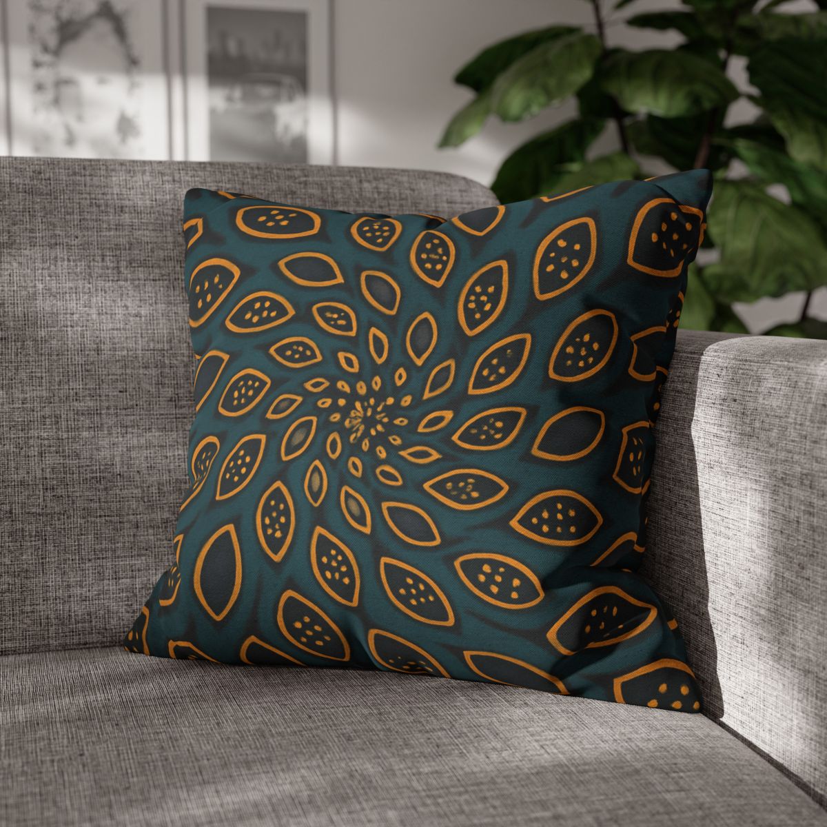 Spiral Seed Pod Array personalized pillow covers