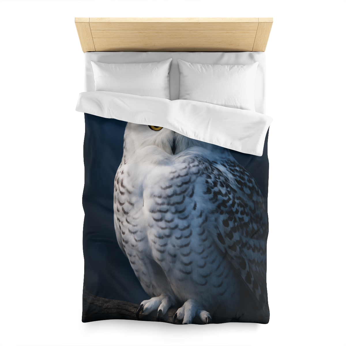 Midnight Watch Snowy Owl soft comforter duvets