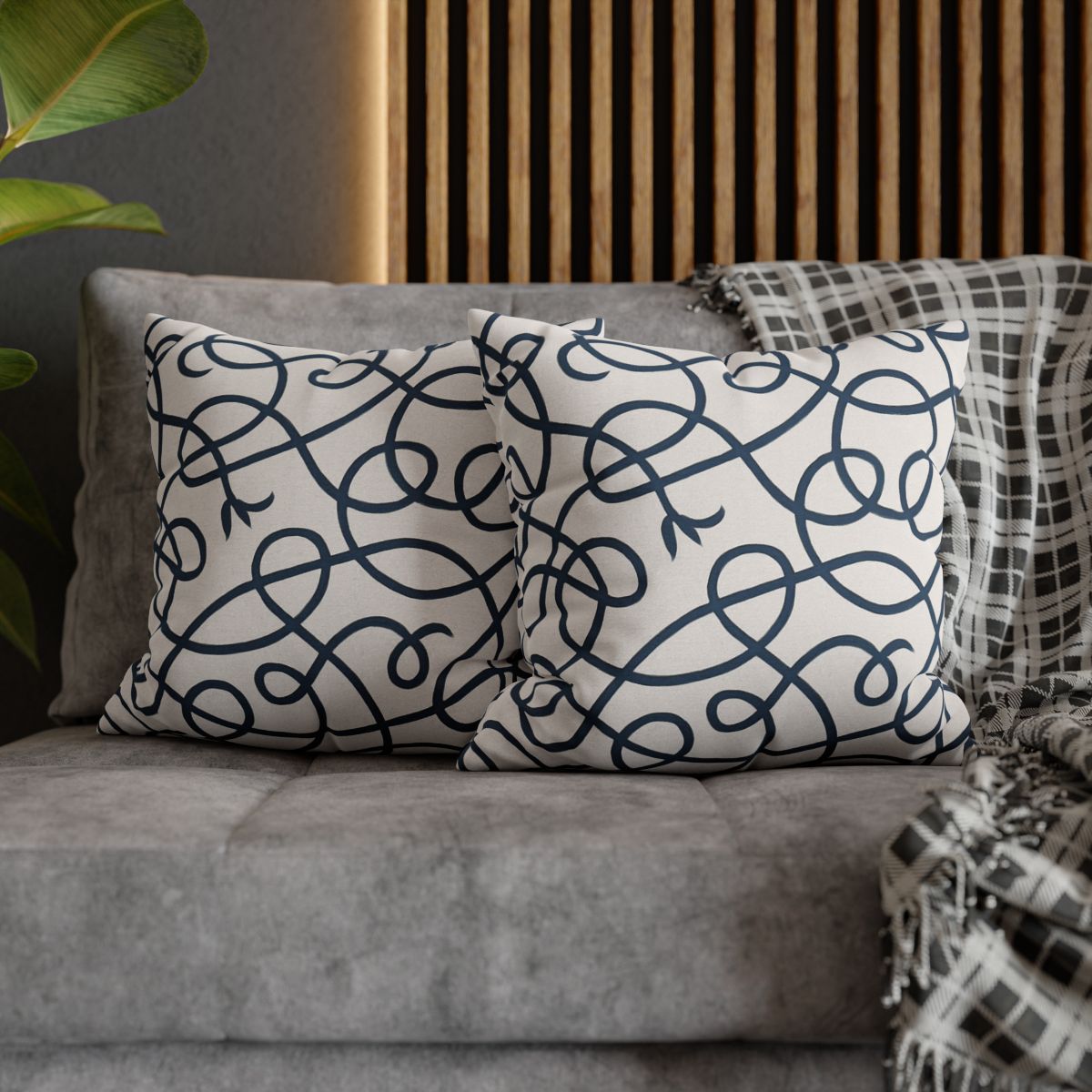 Tendril Loop Weave custom pillow cases