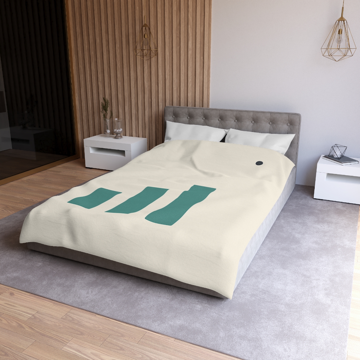 Sloping Trio With Distant Dot duvets for gifts