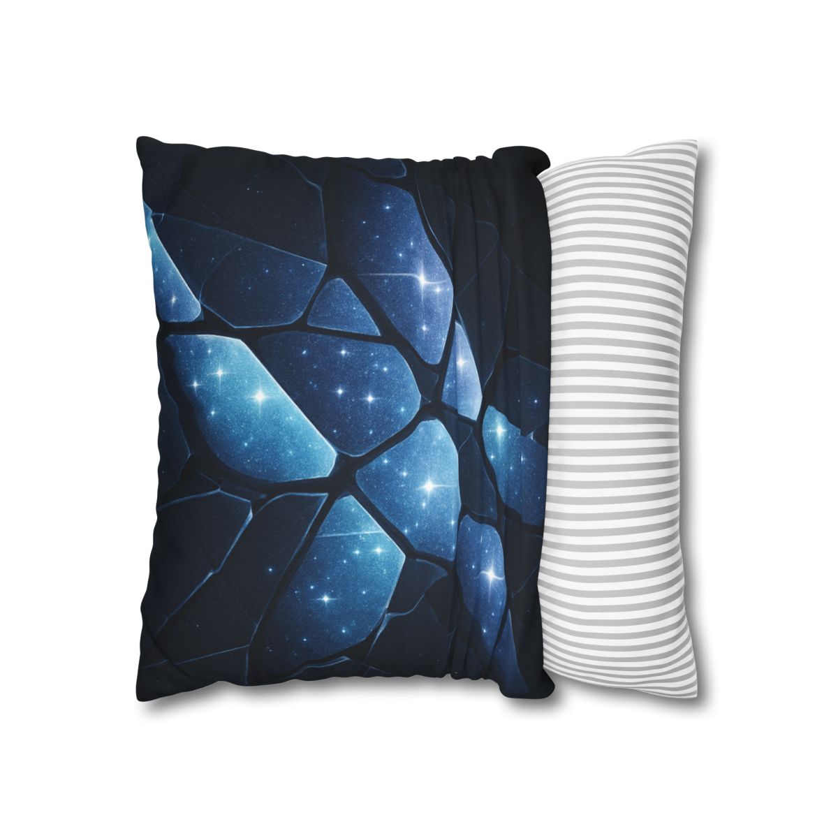 Starlit Fracture Mosaic personalized pillow covers