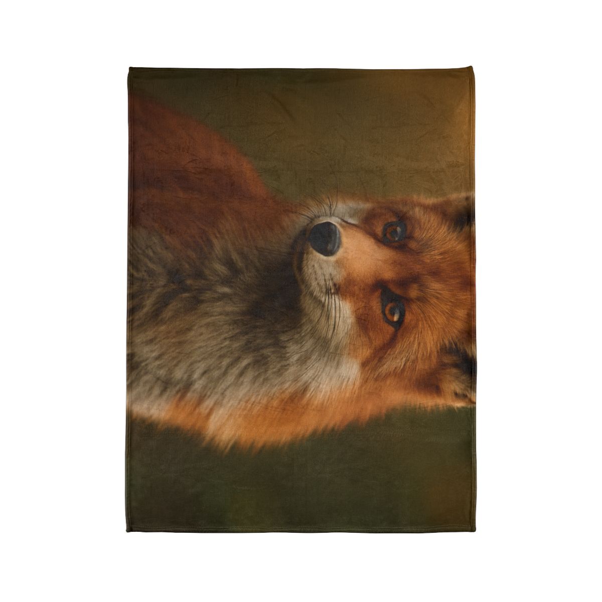 Crimson Whisper Red Fox unique gift blanketscustom blankets