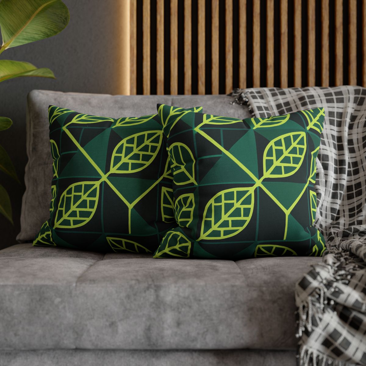 Veinwork Geometry Grid unique gift pillow cases