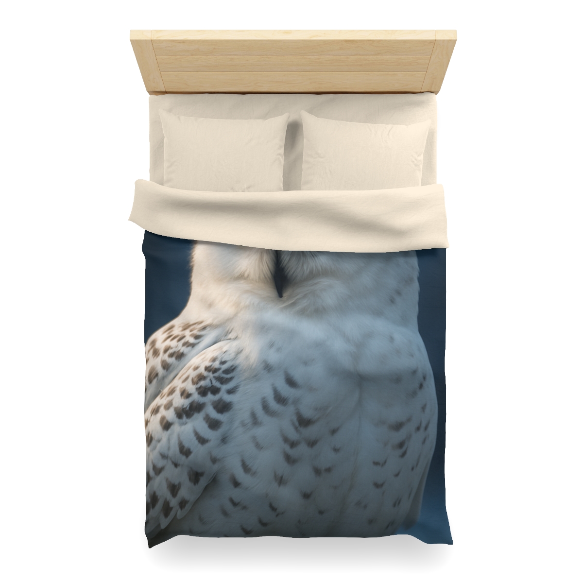 Midnight Watch Snowy Owl personalized bedding duvets