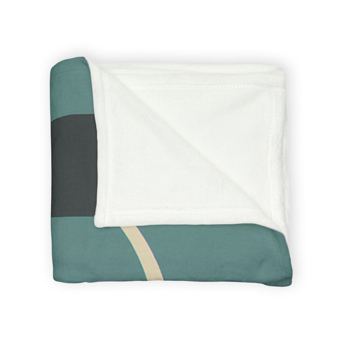 Negative Space Corner Arc custom blankets