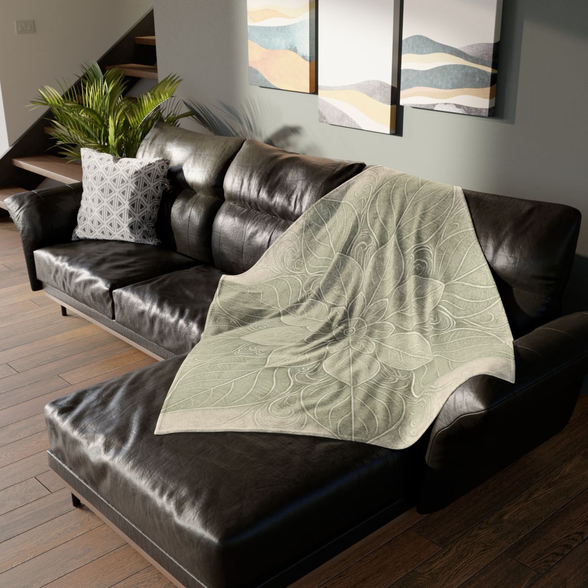 Vein Lace Mandala designer printed blankets