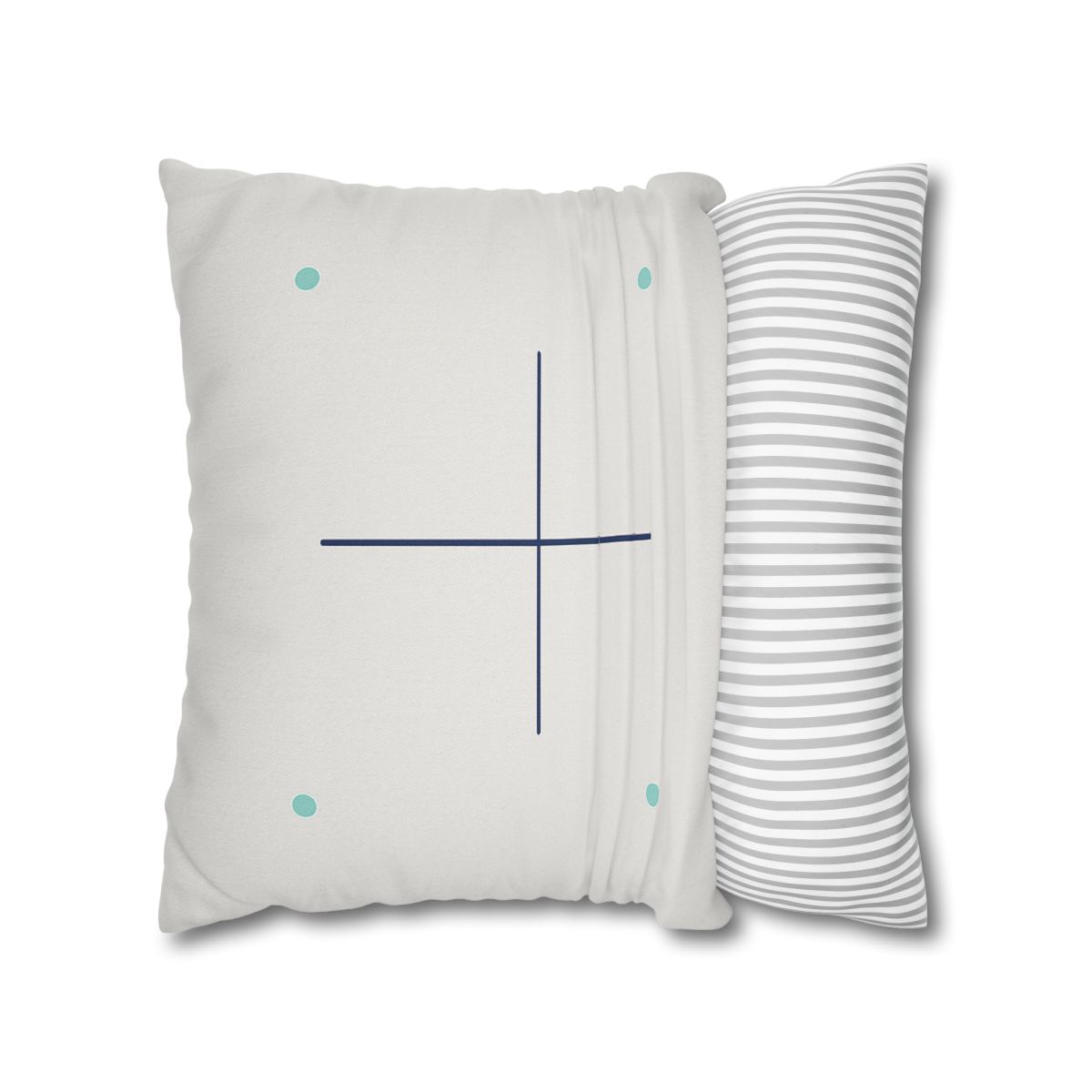 Sparse Meridian Cross And Dots custom pillow cases