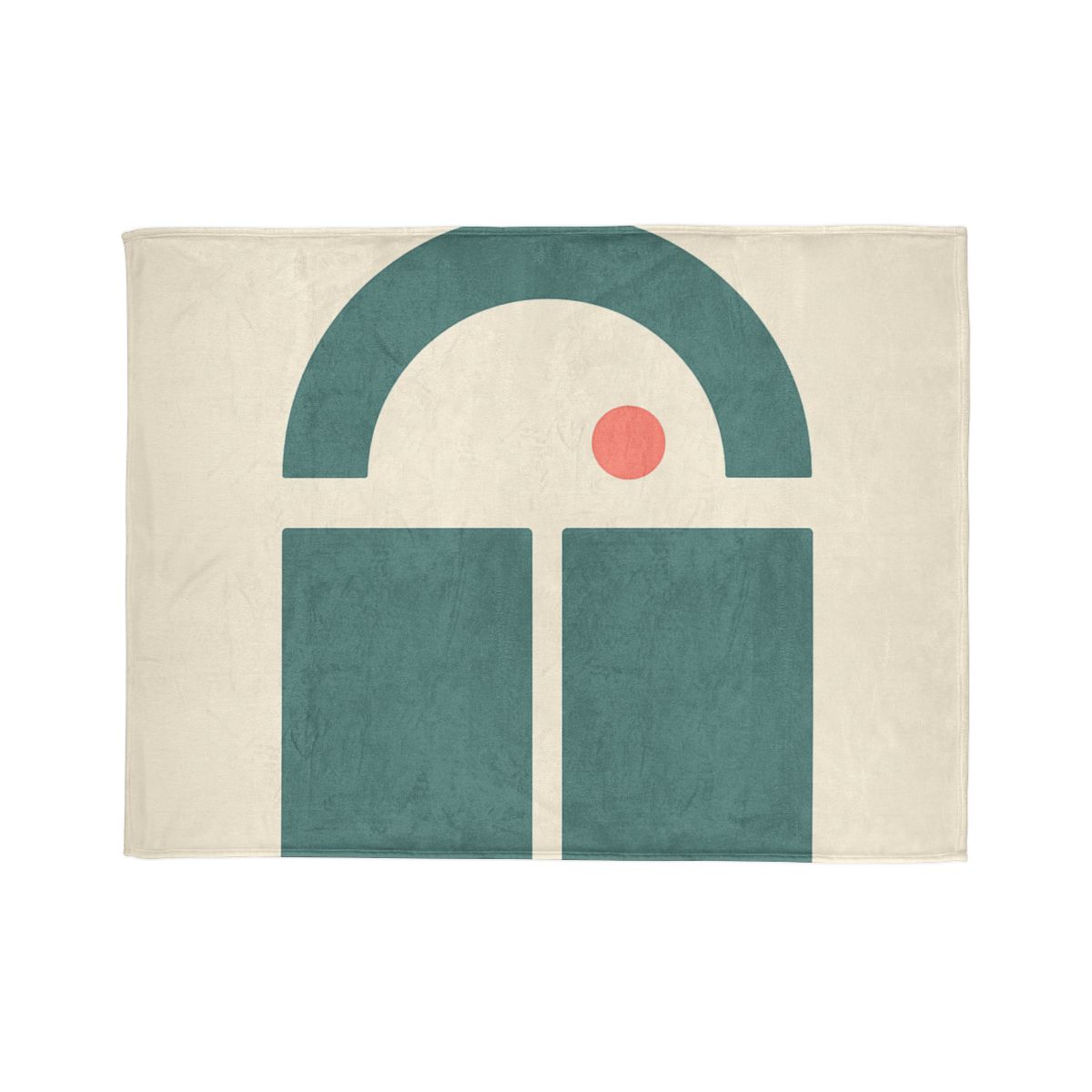 Arc Window Over Twin Blocks personalized cozy blankets