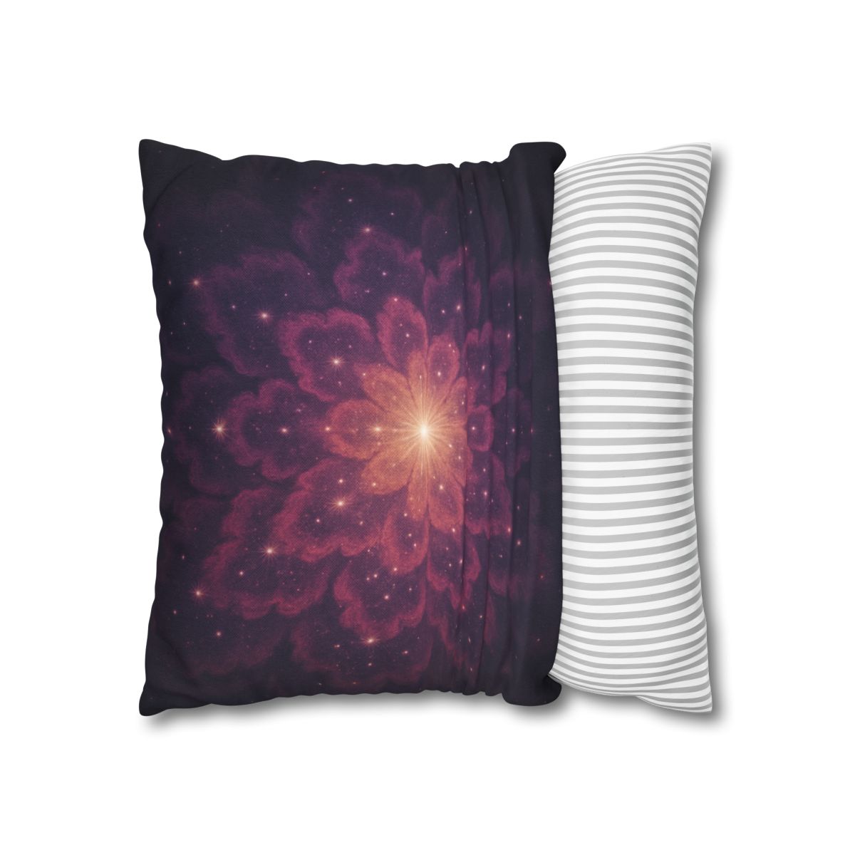 Starburst Fractal Bloom unique gift pillow cases