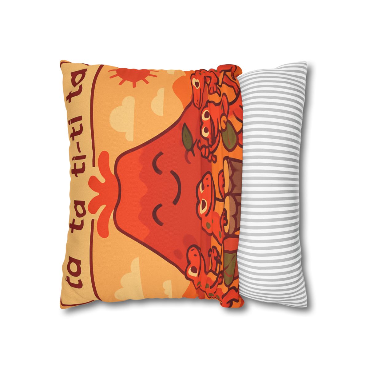 Volcano Drum Band Of The Rhythm Lizards designer print pillow cases