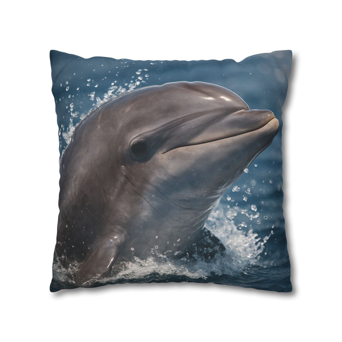 Mirrorflash Common Bottlenose Dolphin designer print pillow cases