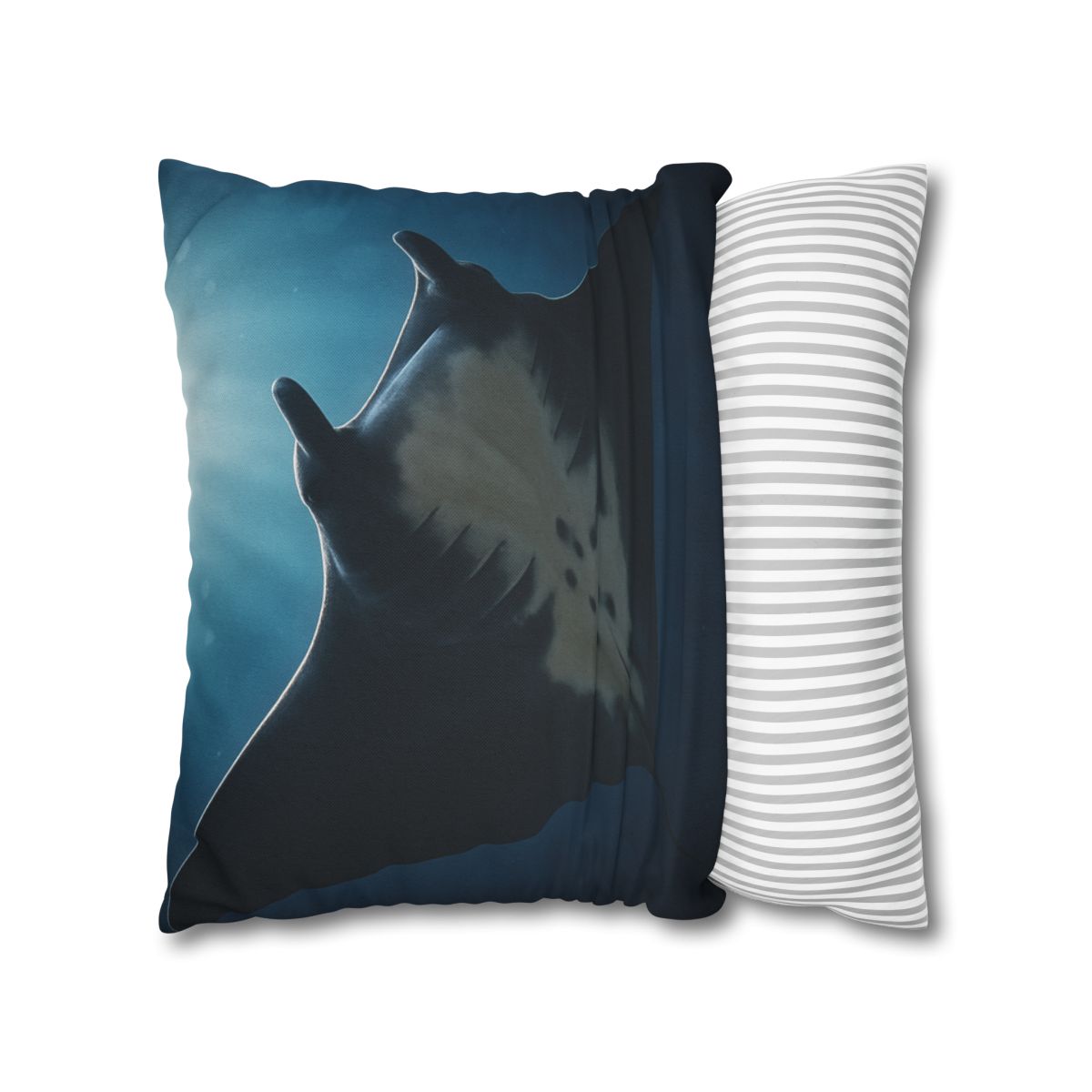 Manta Ray Moon Glide soft cotton pillow cases