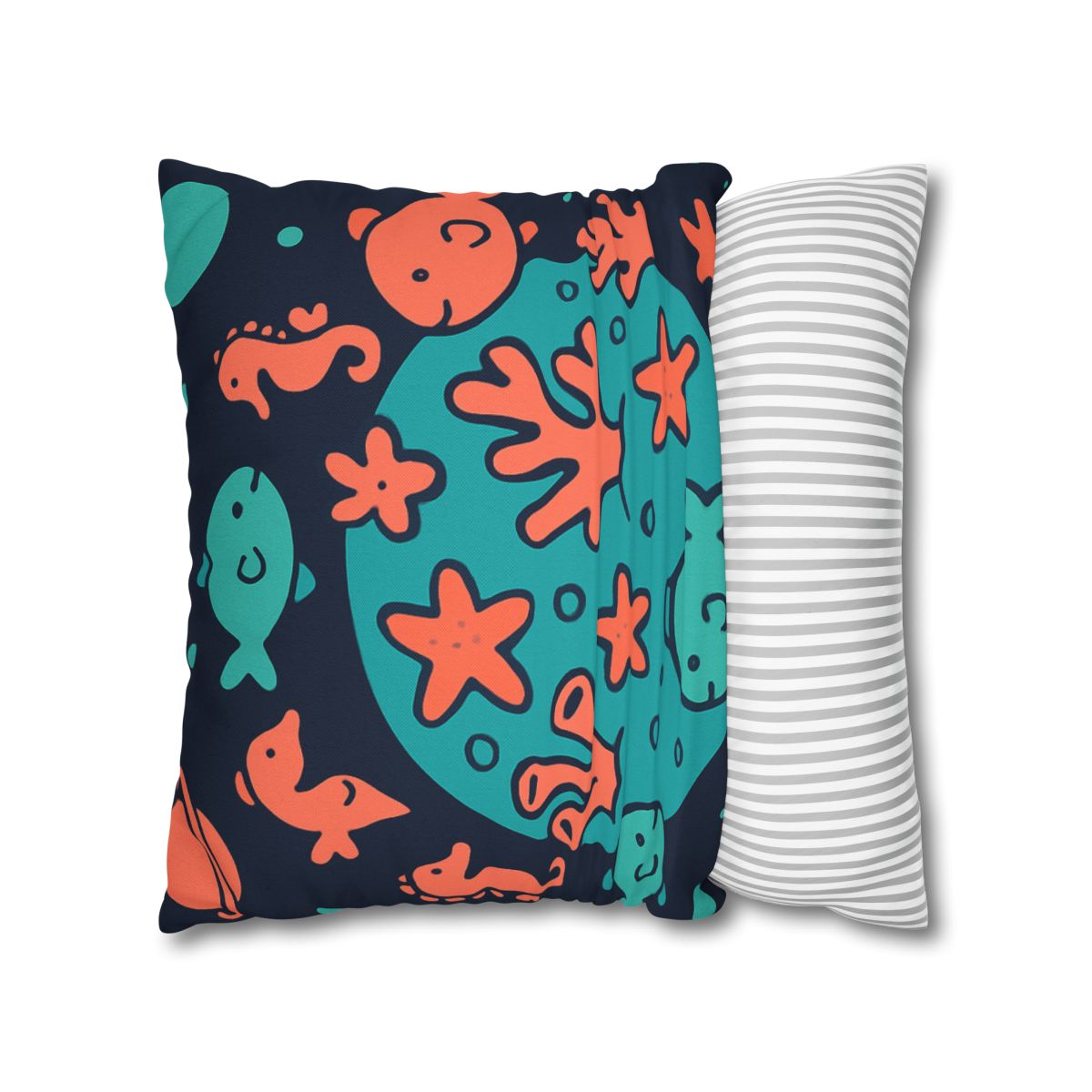 Cosmic Coral Reef Planet stylish decorative pillowcases