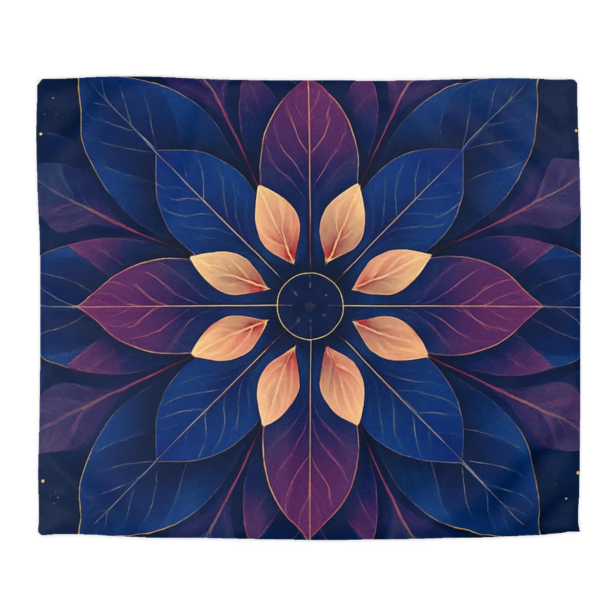 Petal Prism Mandala designer printed duvets