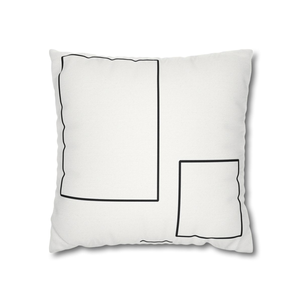 Offset Rectangle Pair With Anchor Line personalized pillow covers