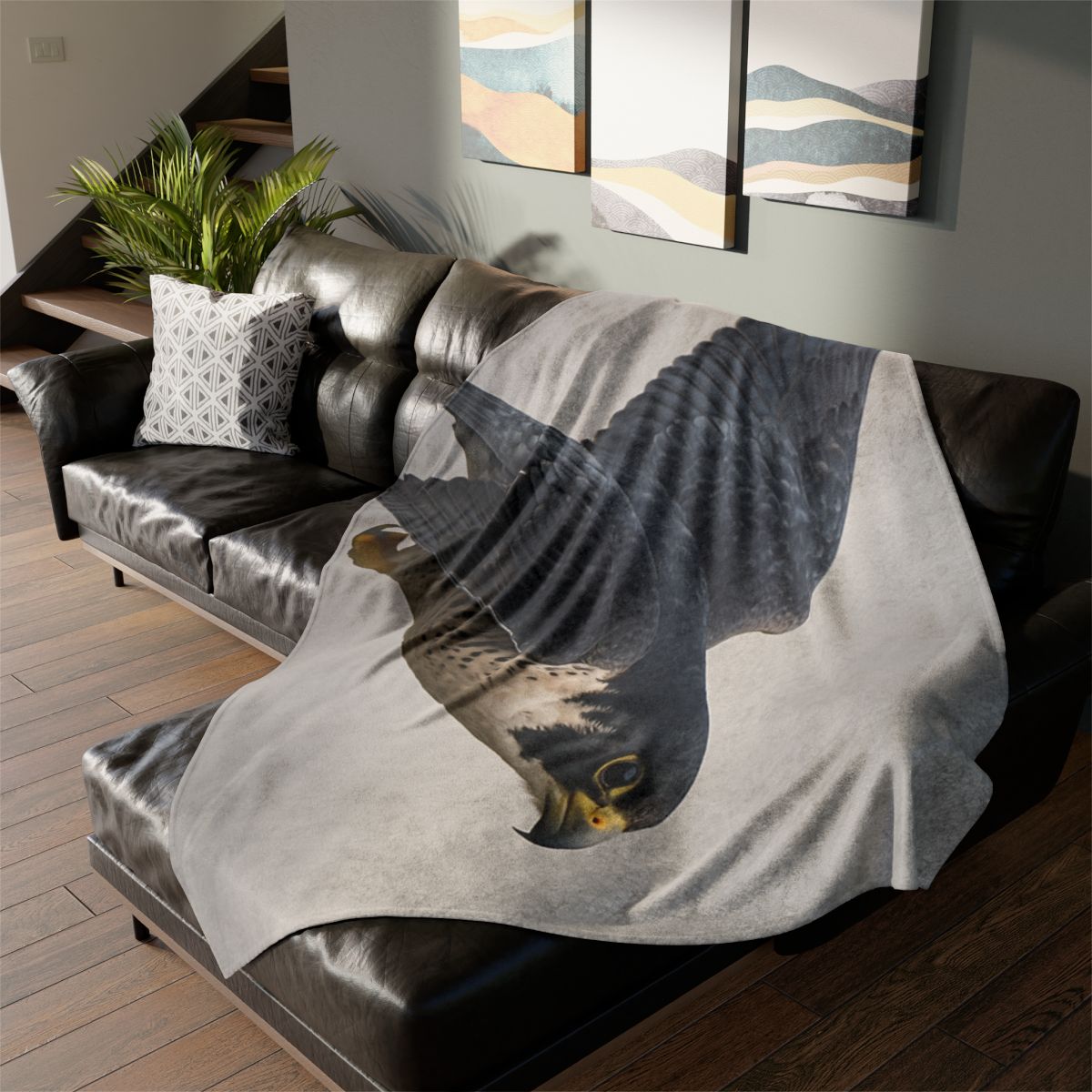 Stormglide Peregrine Falcon unique gift blanketscustom blankets