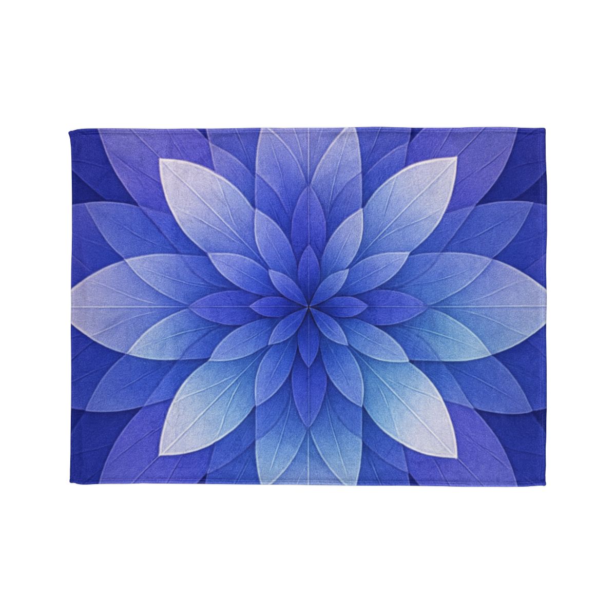 Petal Prism Overlap designer printed blankets