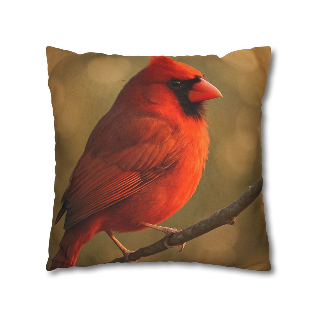 Crimson Pulse Northern Cardinal trendy patterned pillow cases