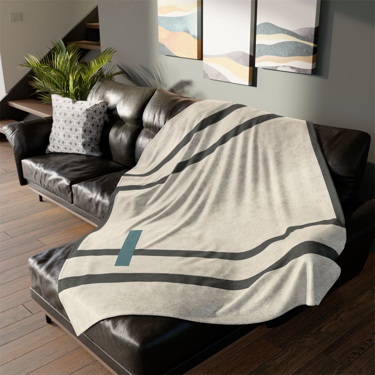 Layered Window Trio decorative home blankets