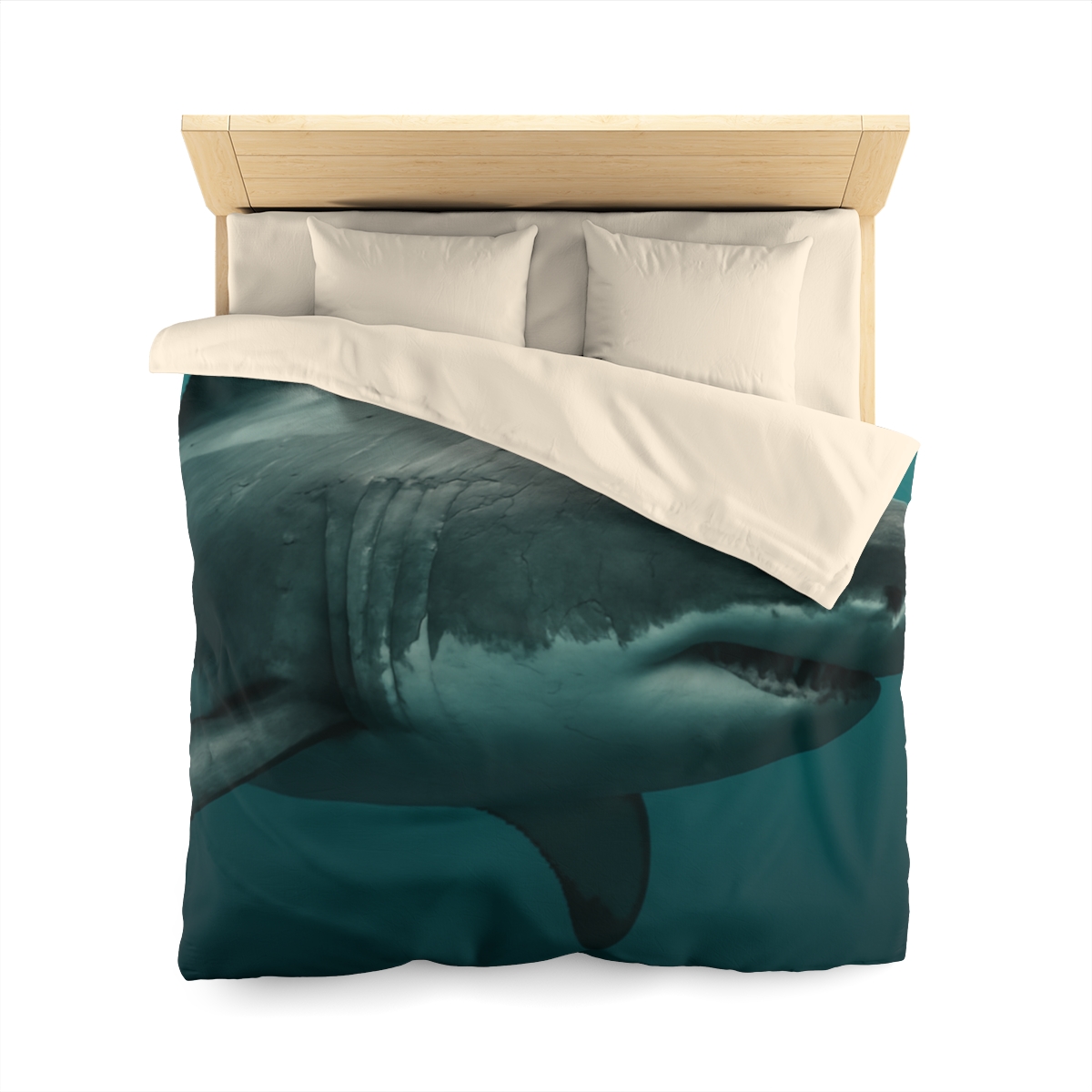 Silent Hunter Great White Shark unique patterned duvets