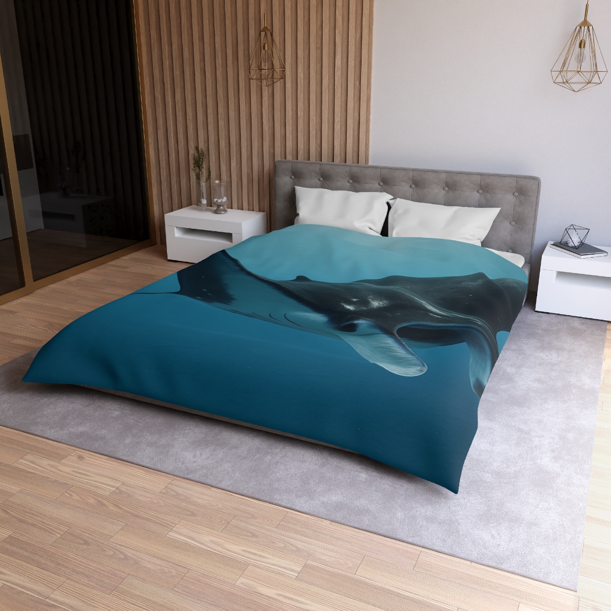 Manta Ray Silent Glide custom duvets