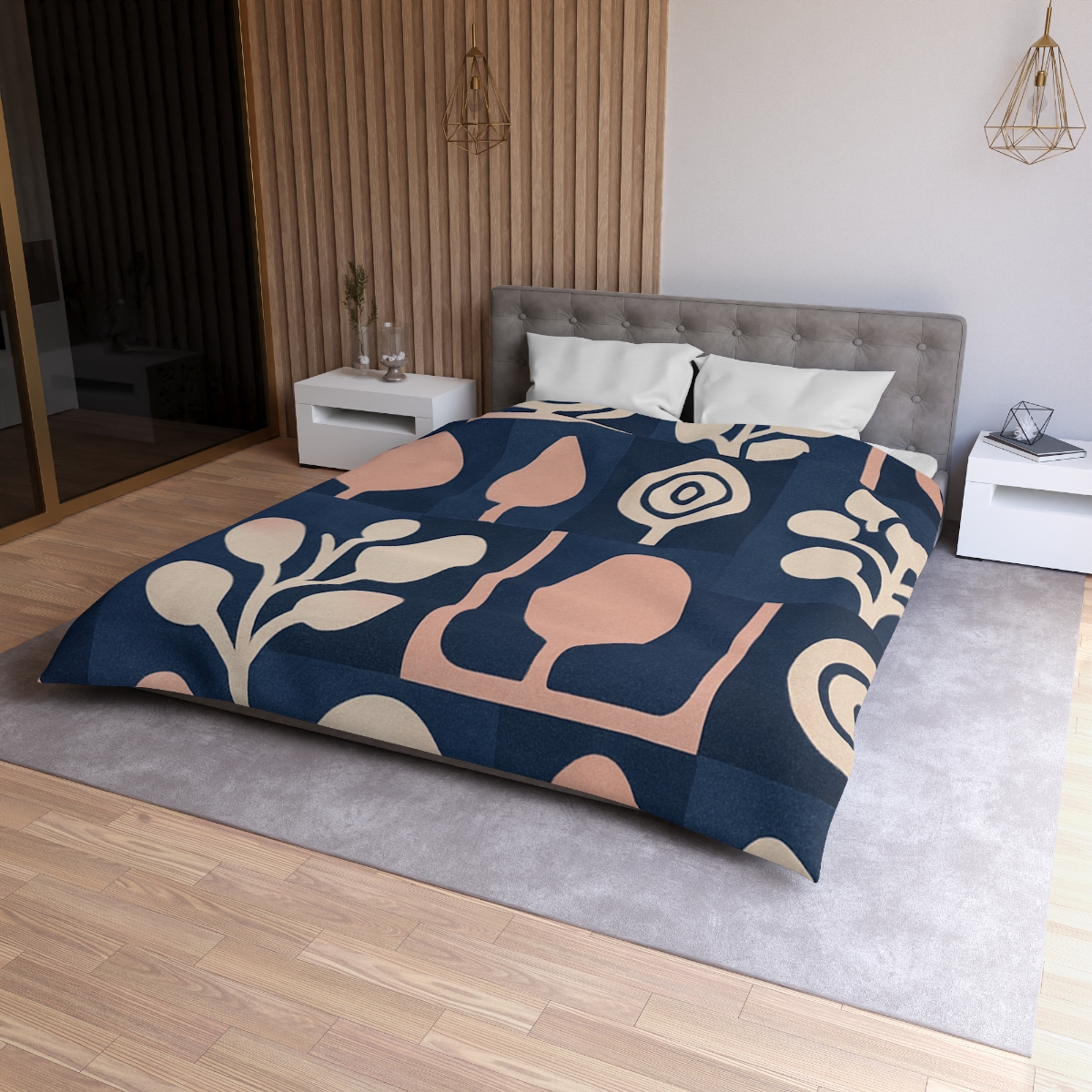 Bud Cluster Mosaic soft comforter duvets