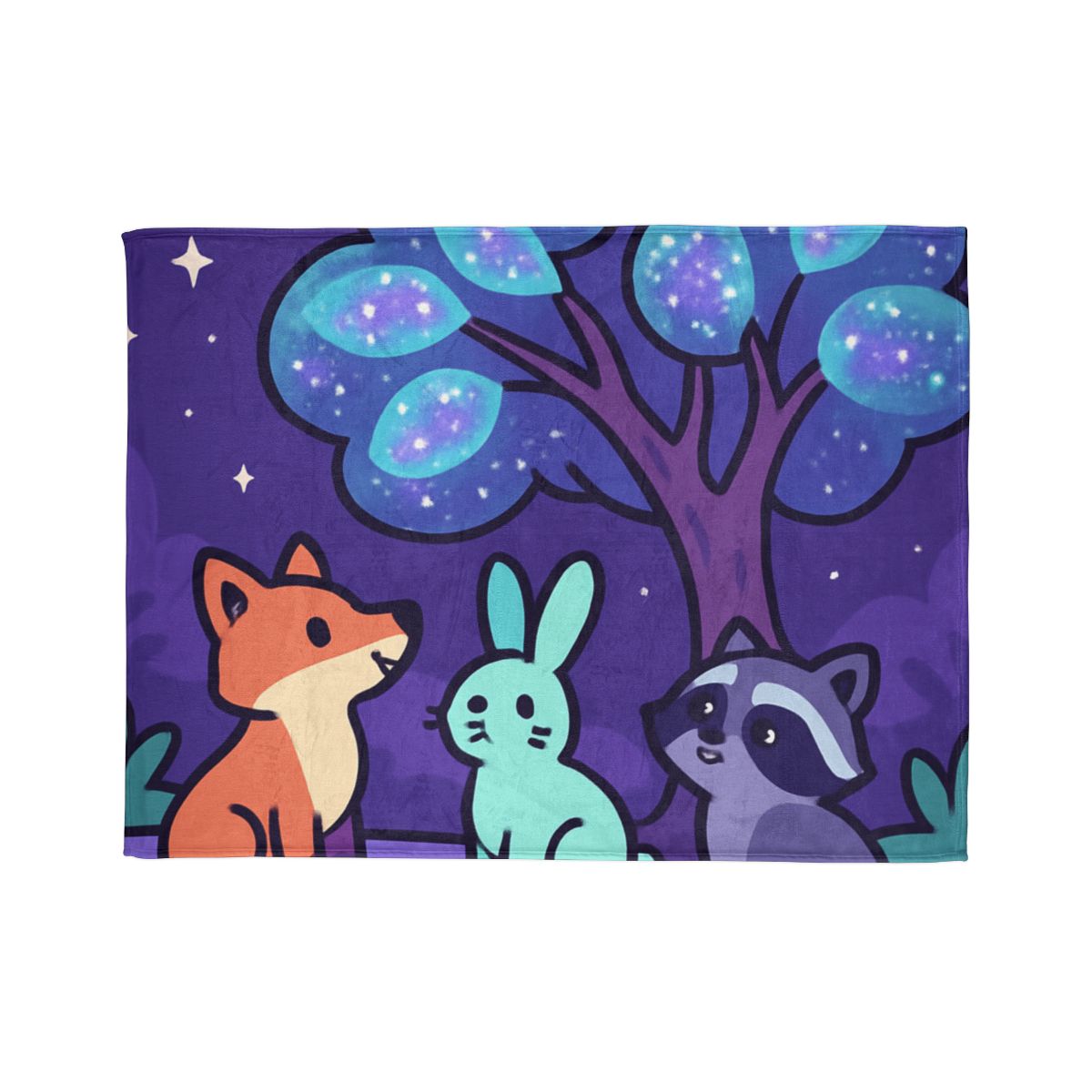 Nebula Forest Friends custom blankets
