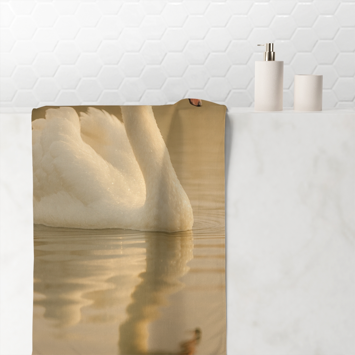 River Grace Swan stylish beach towels