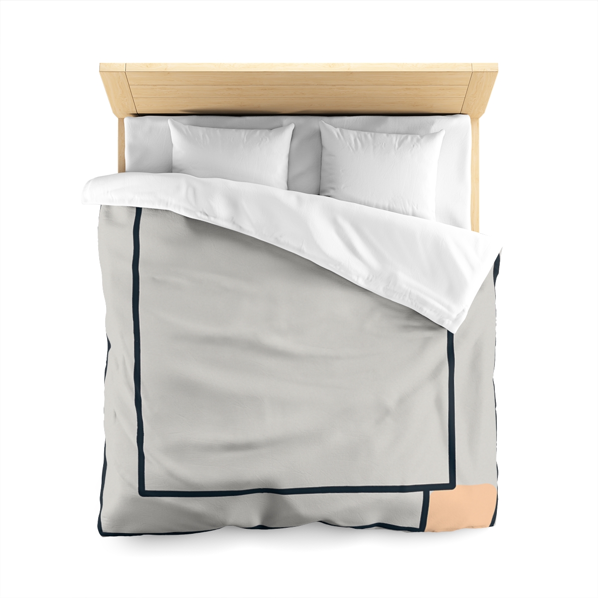 Nested Frame With Open Corner personalized bedding duvets