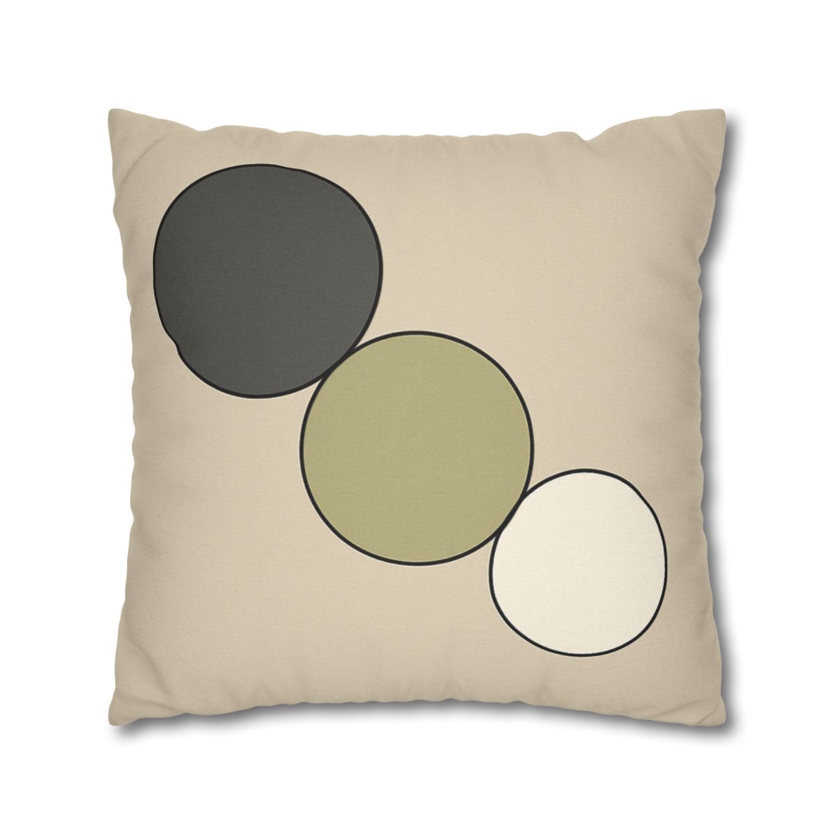 Staggered Trio Of Circles Harmony unique gift pillow cases