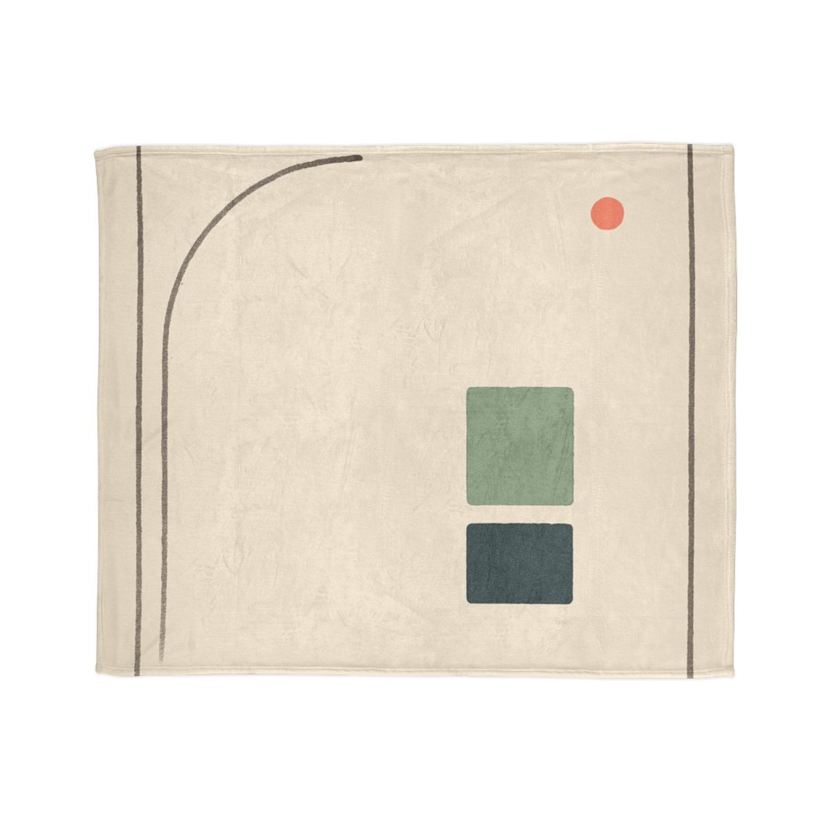 Open Frame With Sliding Arc stylish throw blankets