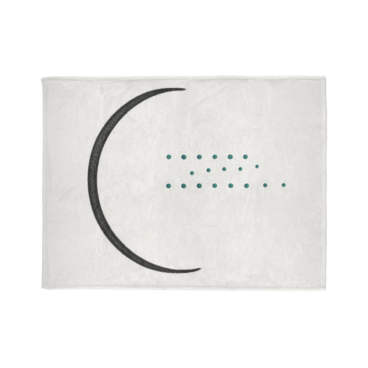 Split Crescent And Parallel Dots unique gift blankets