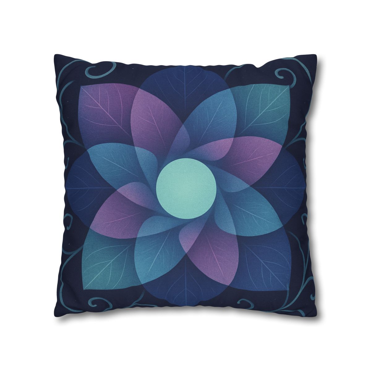 Petal Aperture Kaleidoscope soft cotton pillow cases