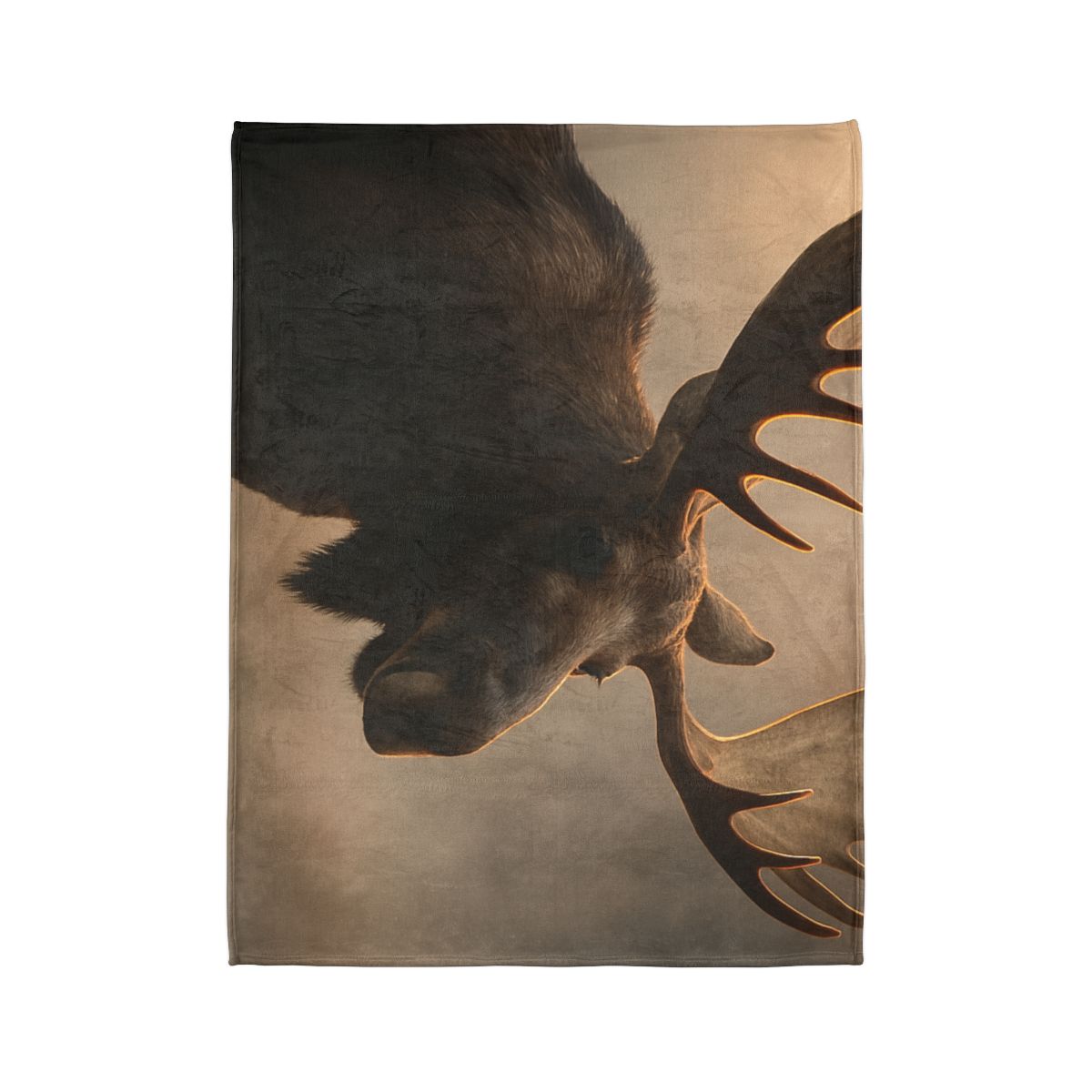 Dawn Mirror Moose soft fleece blankets