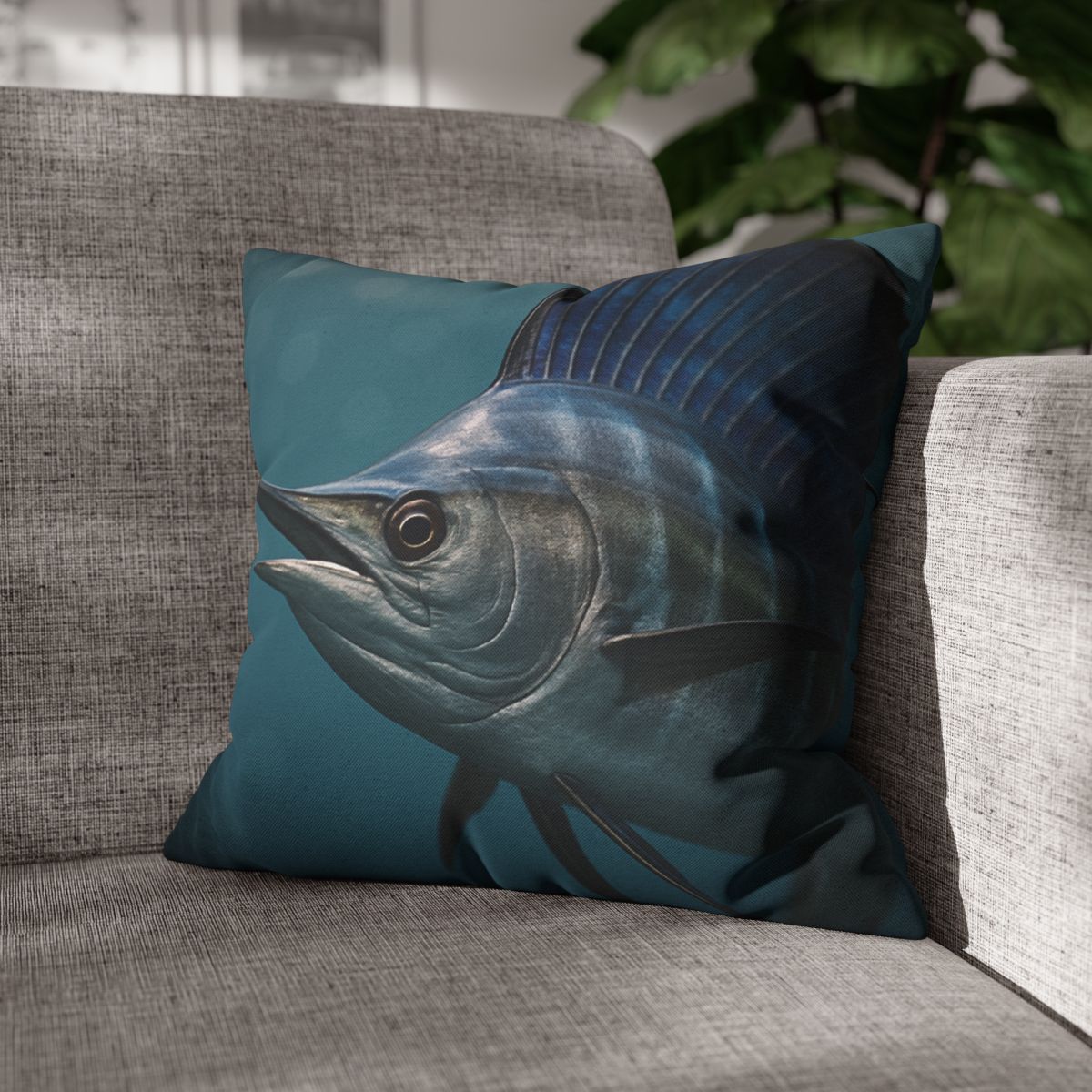 Prismatic Surge Sailfish designer print pillow cases