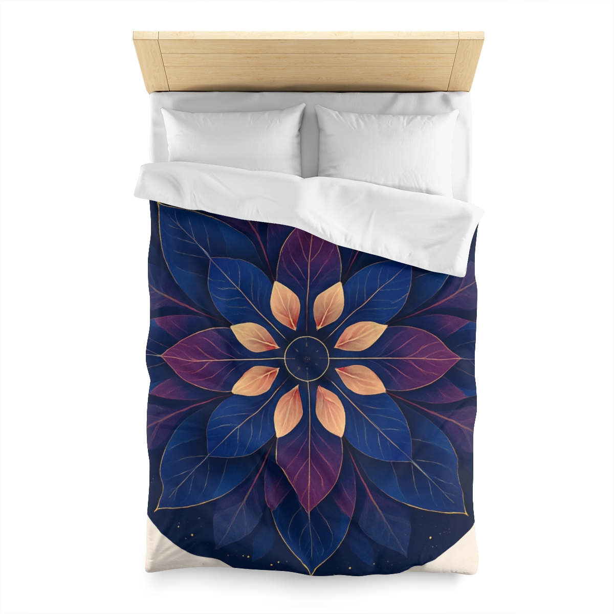 Petal Prism Mandala designer printed duvets