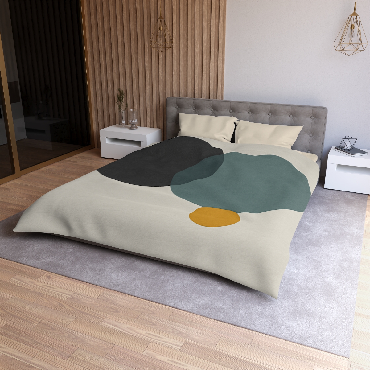 Clustered Three Circles With Pause warm winter duvets