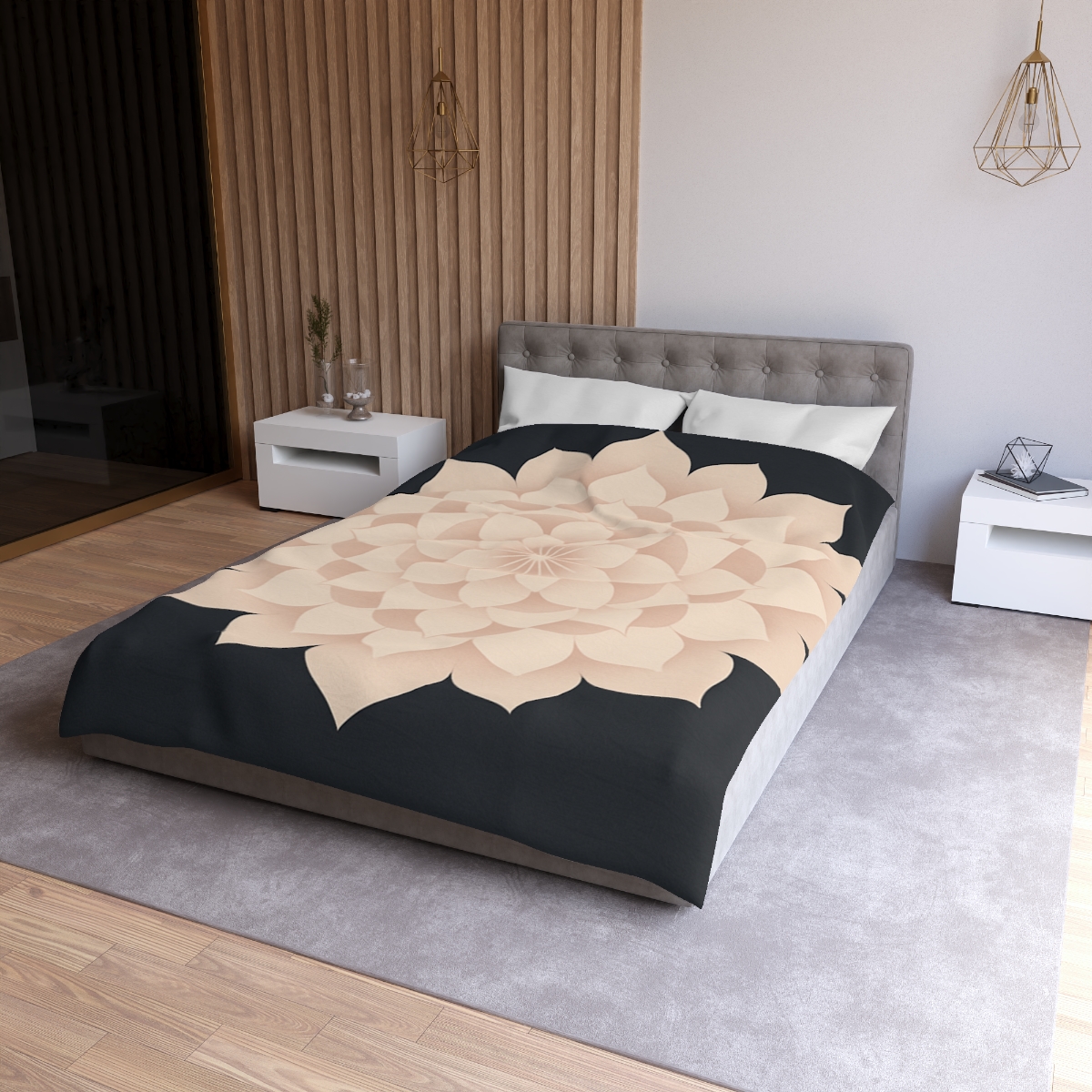 Petal Orbit Mandala personalized bedding duvets