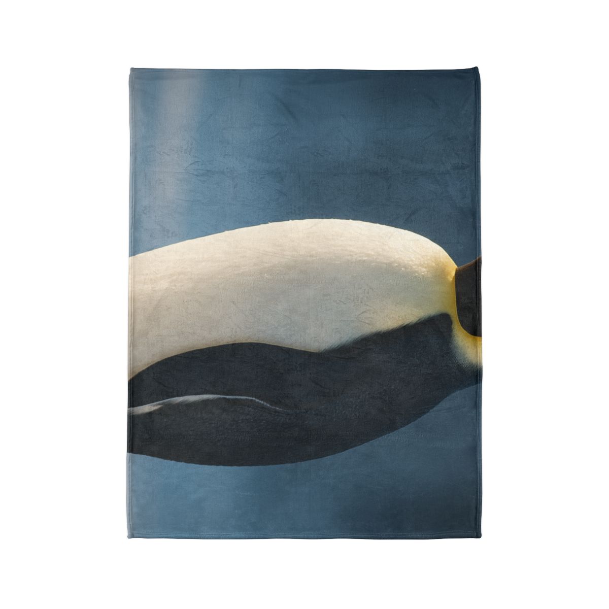 Aurora Drift Emperor Penguin soft fleece blankets