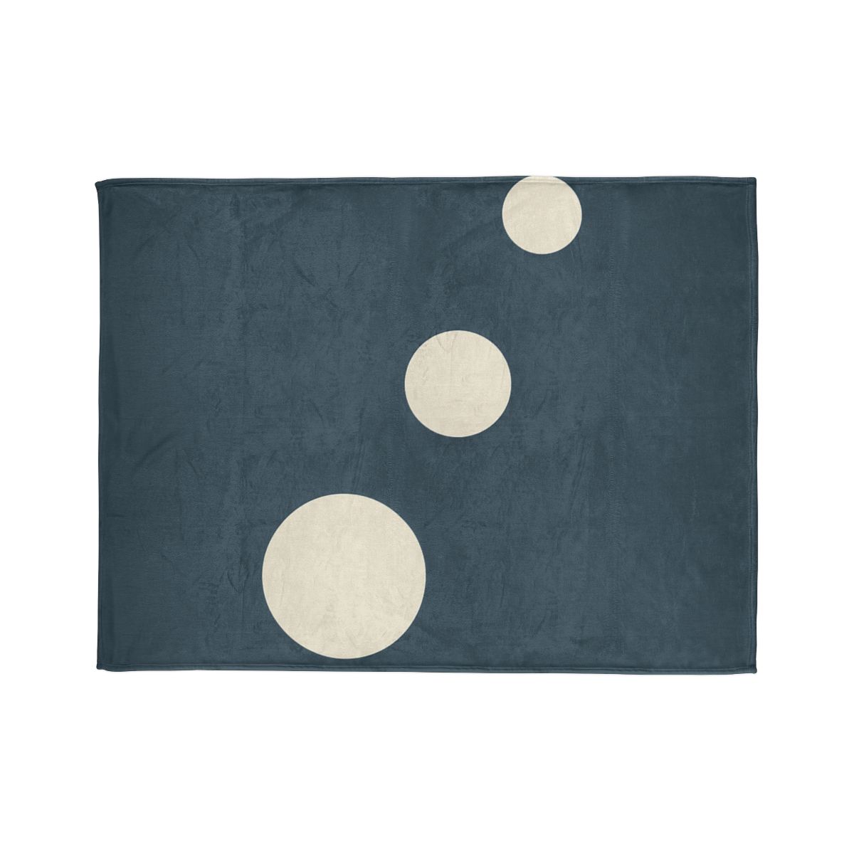 Trio Of Staggered Circles decorative home blankets