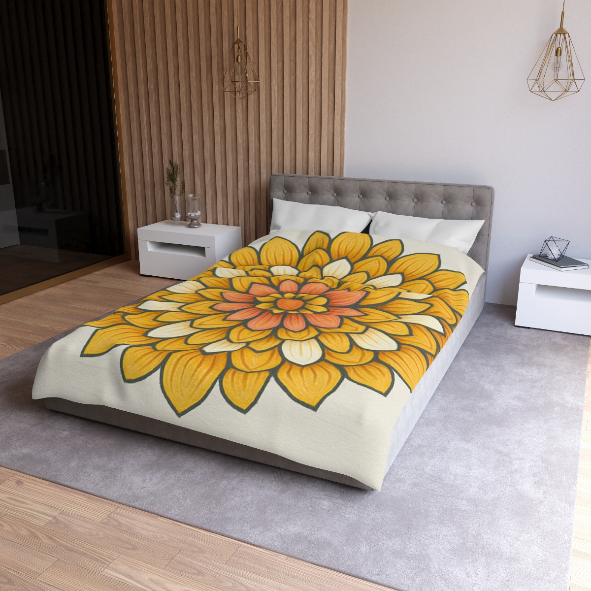 Floret Burst Mandala custom duvets