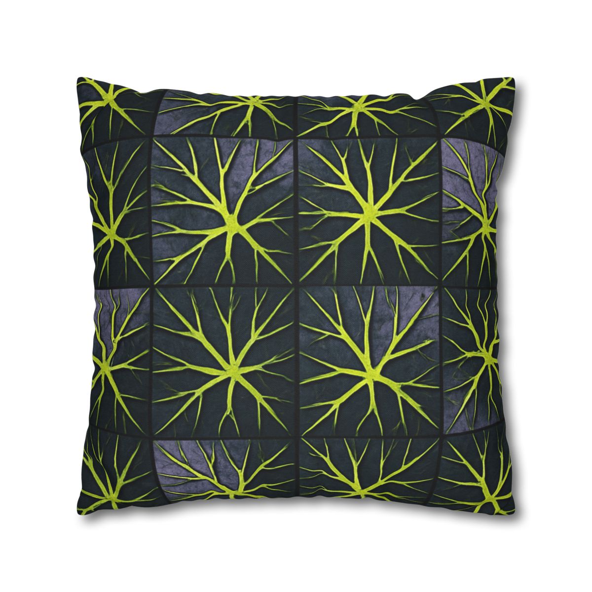 Venation Starburst Mosaic designer print pillow cases