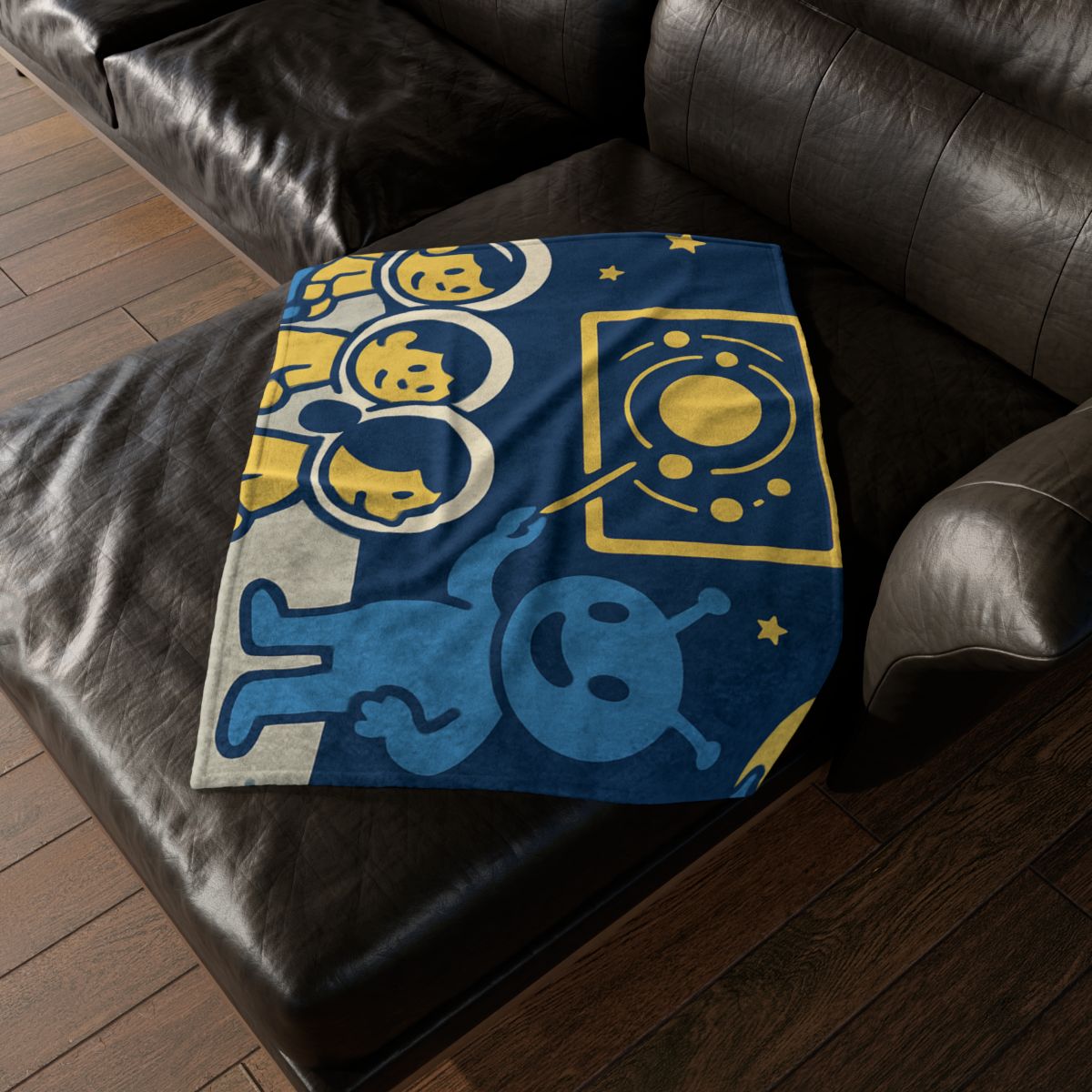 Celestial Classroom On The Moon unique gift blankets