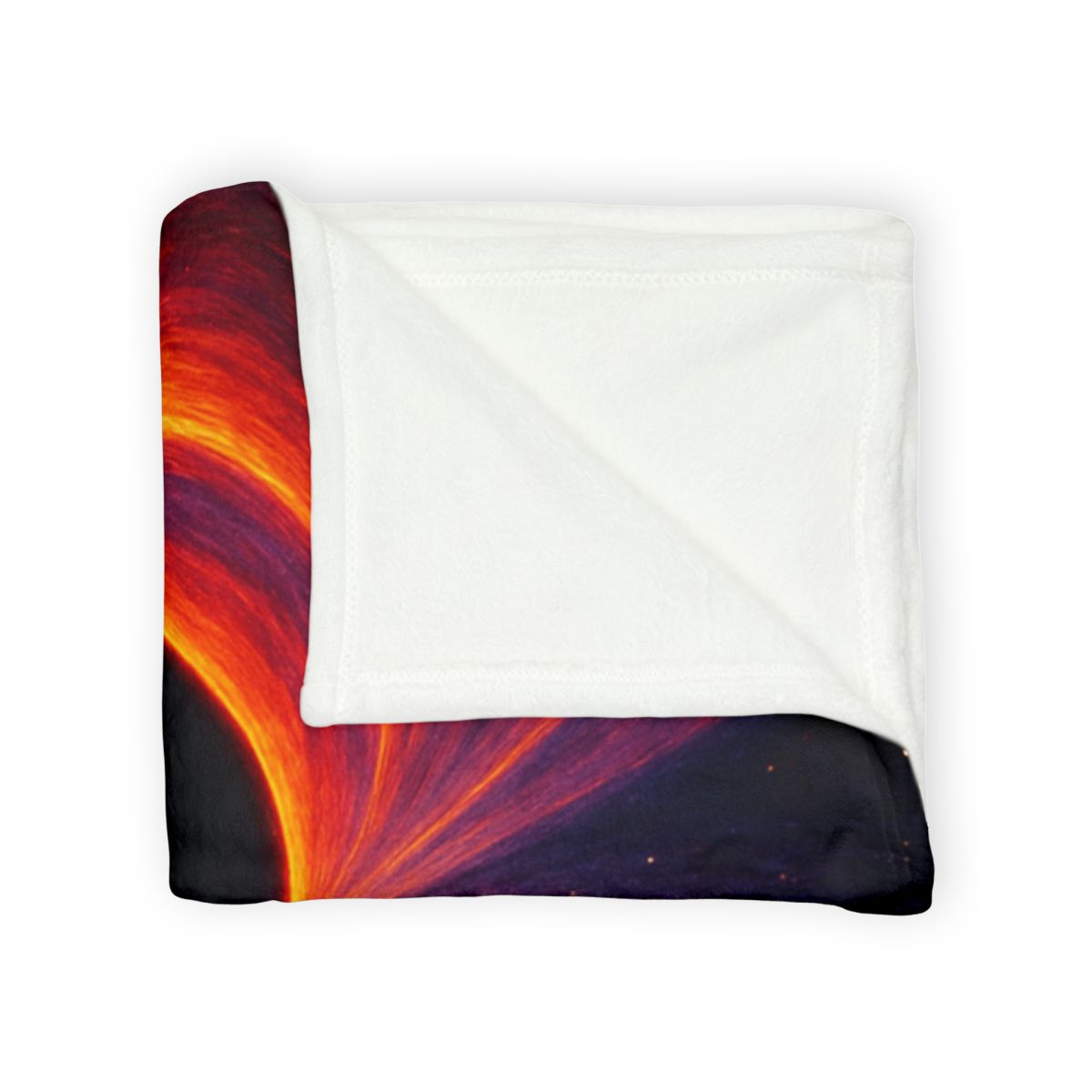 Gravitational Halo Bloom stylish throw blankets