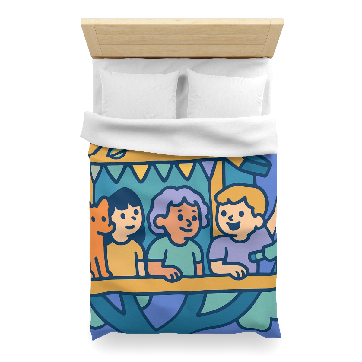 Galaxy Treehouse Explorers stylish duvet covers