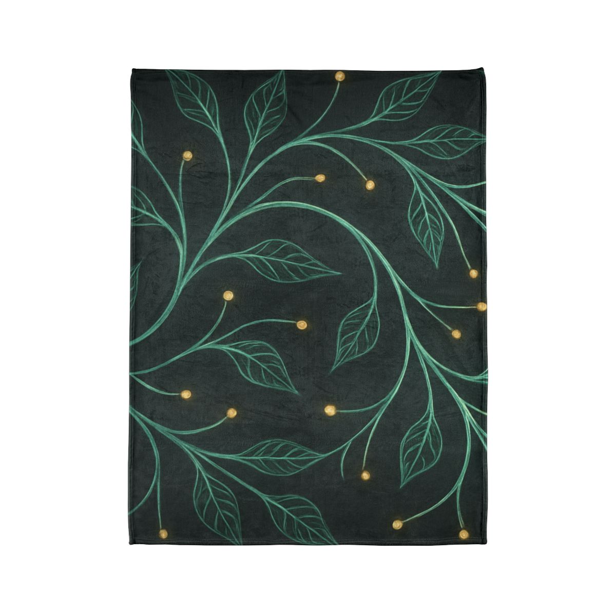 Vine Curl Circuitry personalized cozy blankets