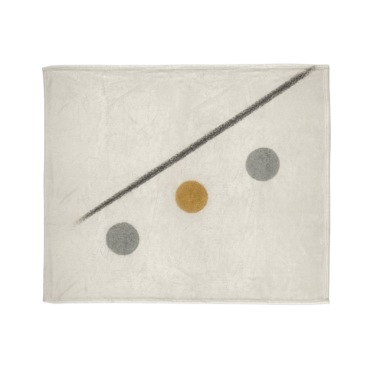 Diagonal Line And Triple Circles personalized cozy blankets