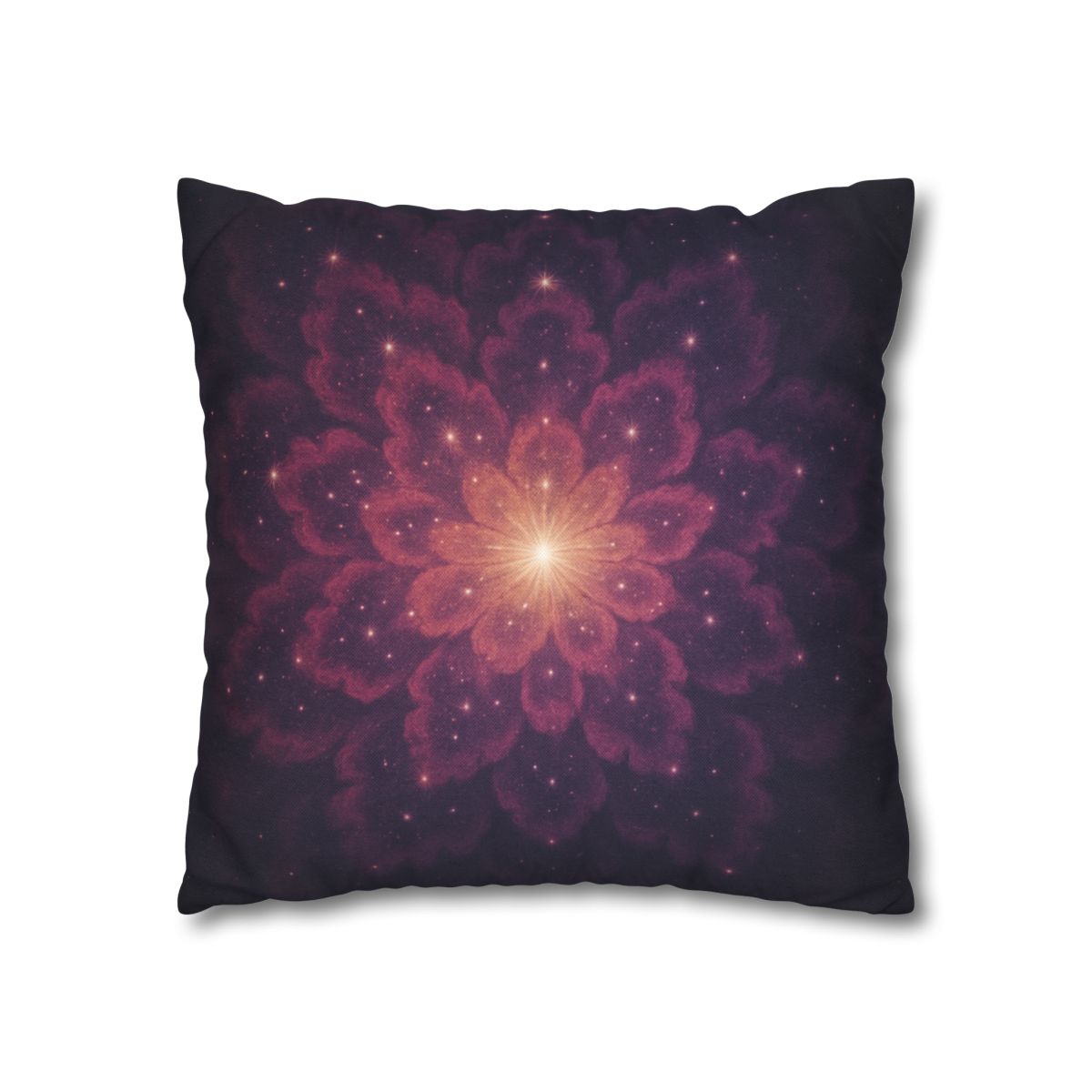 Starburst Fractal Bloom unique gift pillow cases